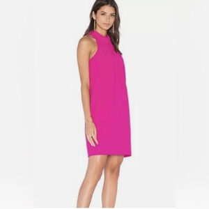 Trina Turk Women’s Wanderlust 2 Crepe Halter Dress Pink Rasberry Size 2